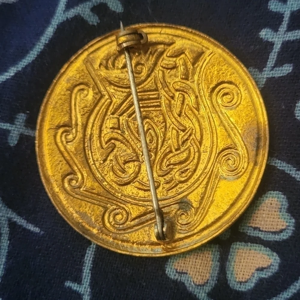 Vintage Cloisonne brooch